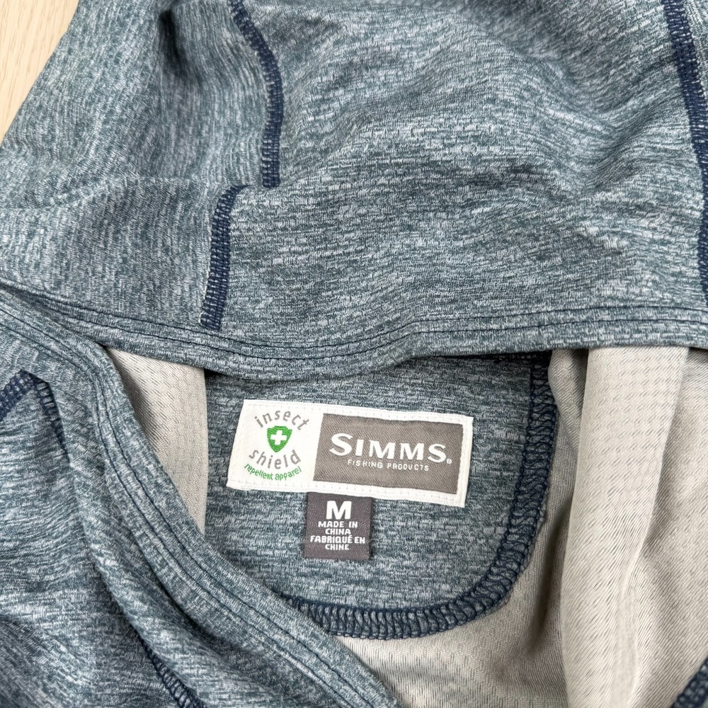 Simms Mens Blue Performance Bugstopper Insect Shi… - image 5